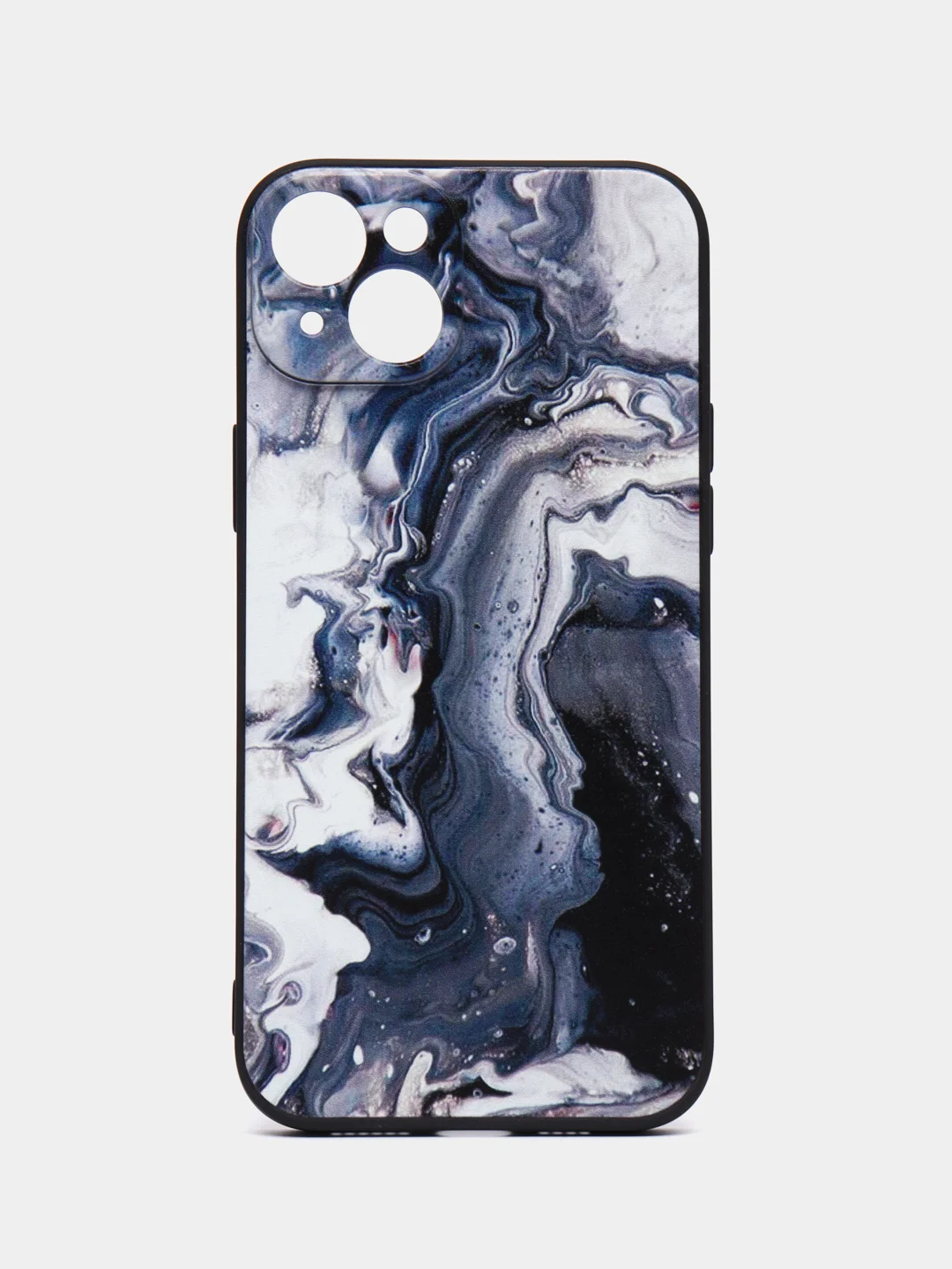Хаки чехол для iPhone 15 Plus с принтом, с рисунком (Айфон 15 Плюс)