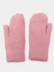 Розовый варежки женские утепленные