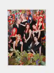 Оранжевый плакат кпоп TWICE, k-pop, Твайс, постер
