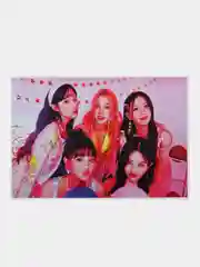 Желтый плакат (G)I-dle Джи айдл, g-idle, постер кпоп, kpop, k-pop