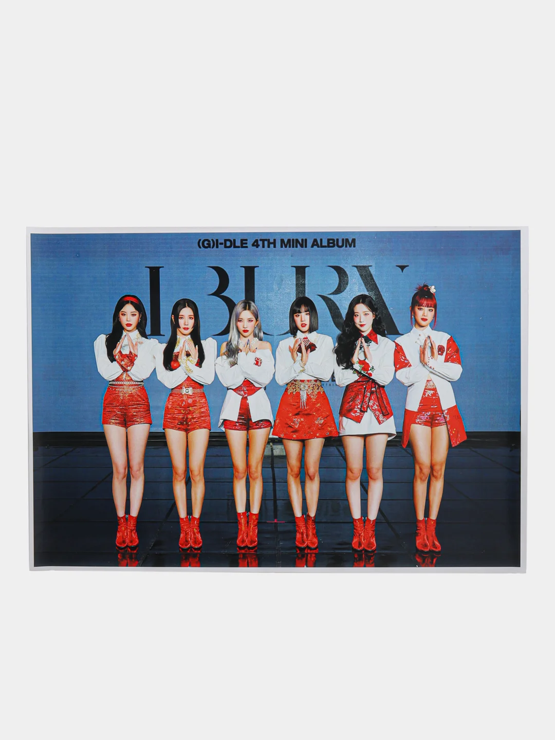 Серый плакат (G)I-dle Джи айдл, g-idle, постер кпоп, kpop, k-pop