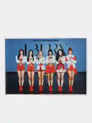 Серый плакат (G)I-dle Джи айдл, g-idle, постер кпоп, kpop, k-pop
