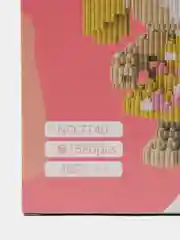 Желтый конструктор из миниблоков Magic Block 3D