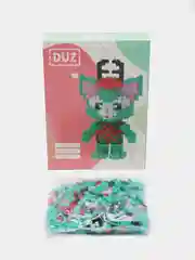 Зеленый конструктор из миниблоков Magic Block 3D