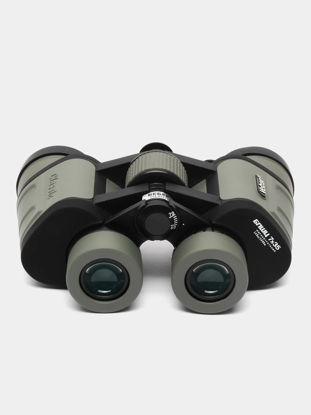 Бинокль Veber Classic БПШЦ 7x35 VRWA широкоугольный, серый