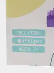 Пурпурный конструктор из миниблоков Magic Block 3D