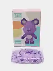 Пурпурный конструктор из миниблоков Magic Block 3D
