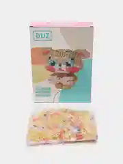 Светло-жёлтый конструктор из миниблоков Magic Block 3D