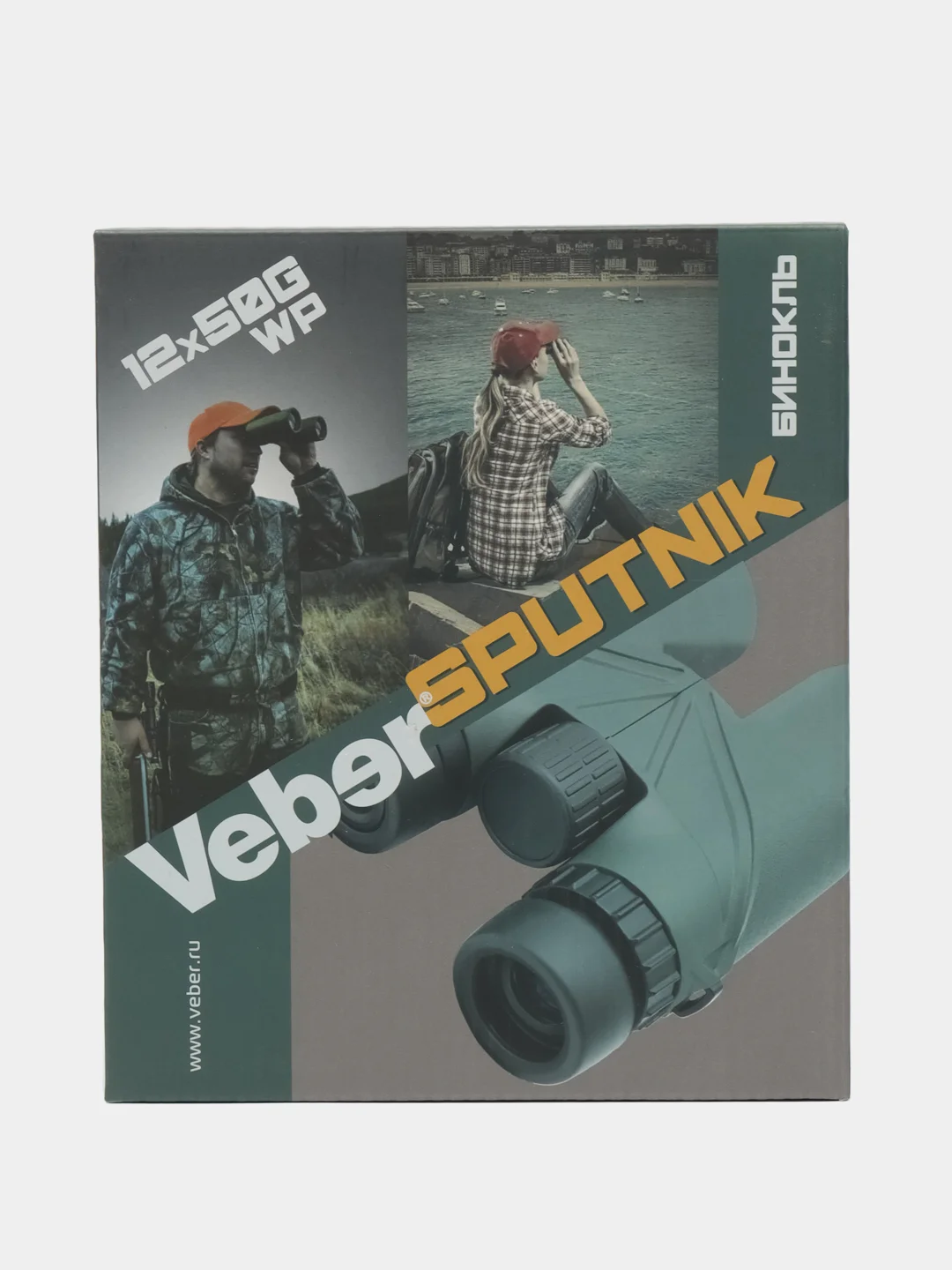 Бинокль Veber SPUTNIK 12x50G WP
