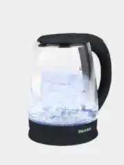 Черный чайник электрический с подсветкой Blackton Bt KT1800G, ОБЪЁМОМ 1.8л, АВТООТКЛЮЧЕНИЕ