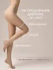 Карамельный колготки OMSA ATTIVA 40 den поддерживающие шортики набор 5 шт