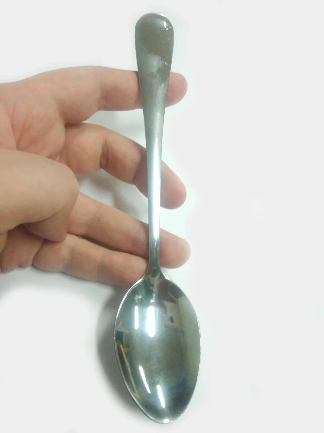 Серый металлик ложка чайная, столовая толстая