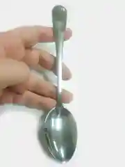 Серый металлик ложка чайная, столовая толстая