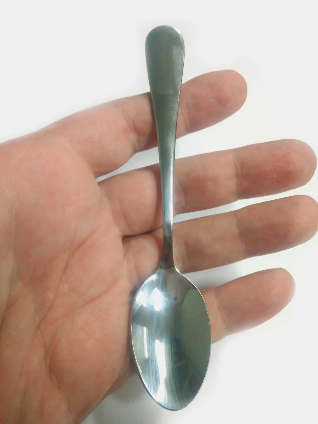 Серый металлик ложка чайная, столовая толстая