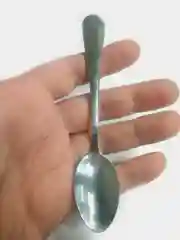 Серый металлик ложка чайная, столовая толстая