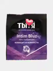 Темно-синий анальный гель-лубрикант Intim Bluz "ТЫ и Я"