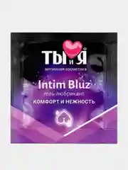 Темно-синий анальный гель-лубрикант Intim Bluz "ТЫ и Я"