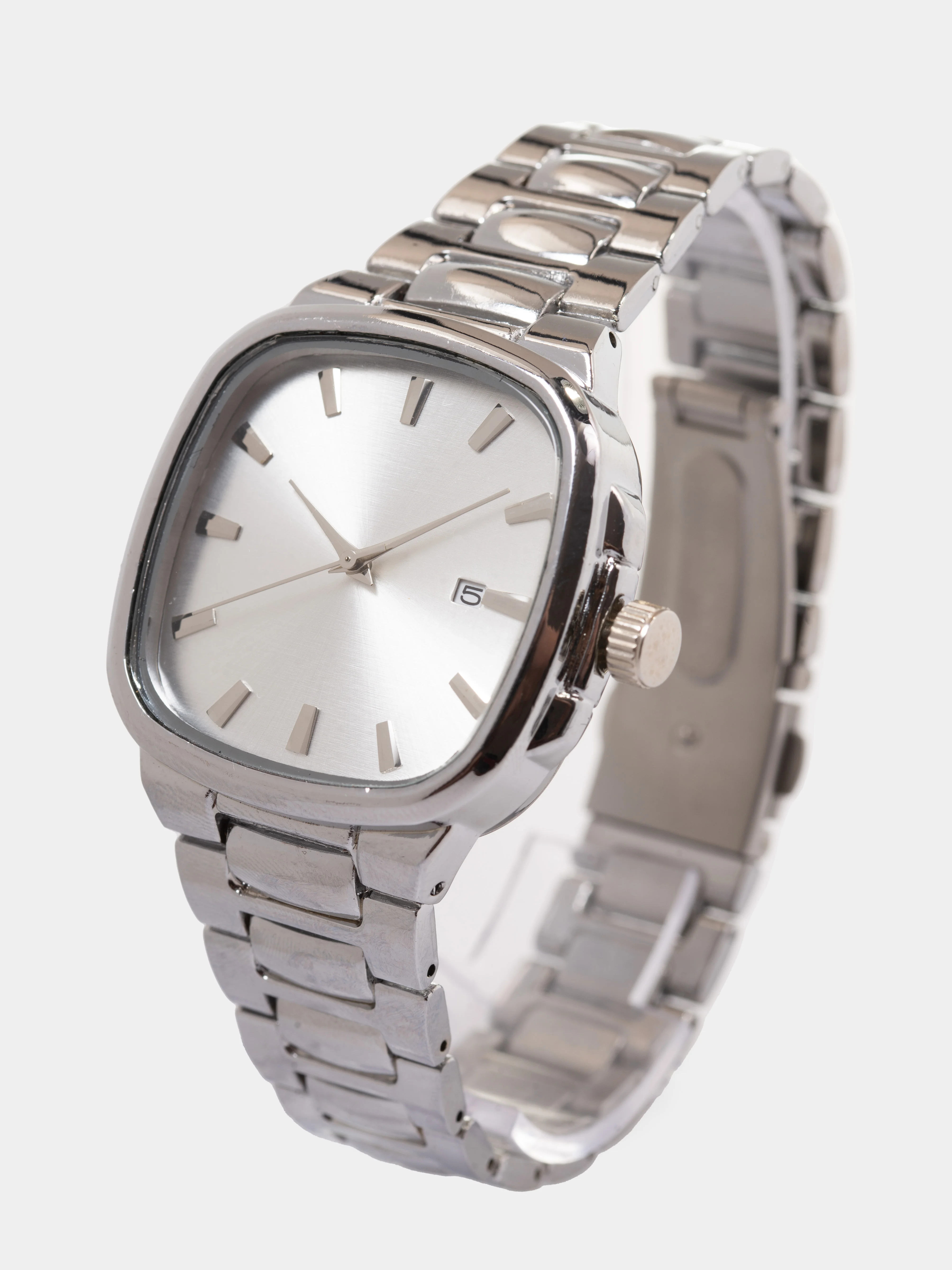 Серебряный часы унисекс без логотипа в стиле Casio Vintage касио винтаж