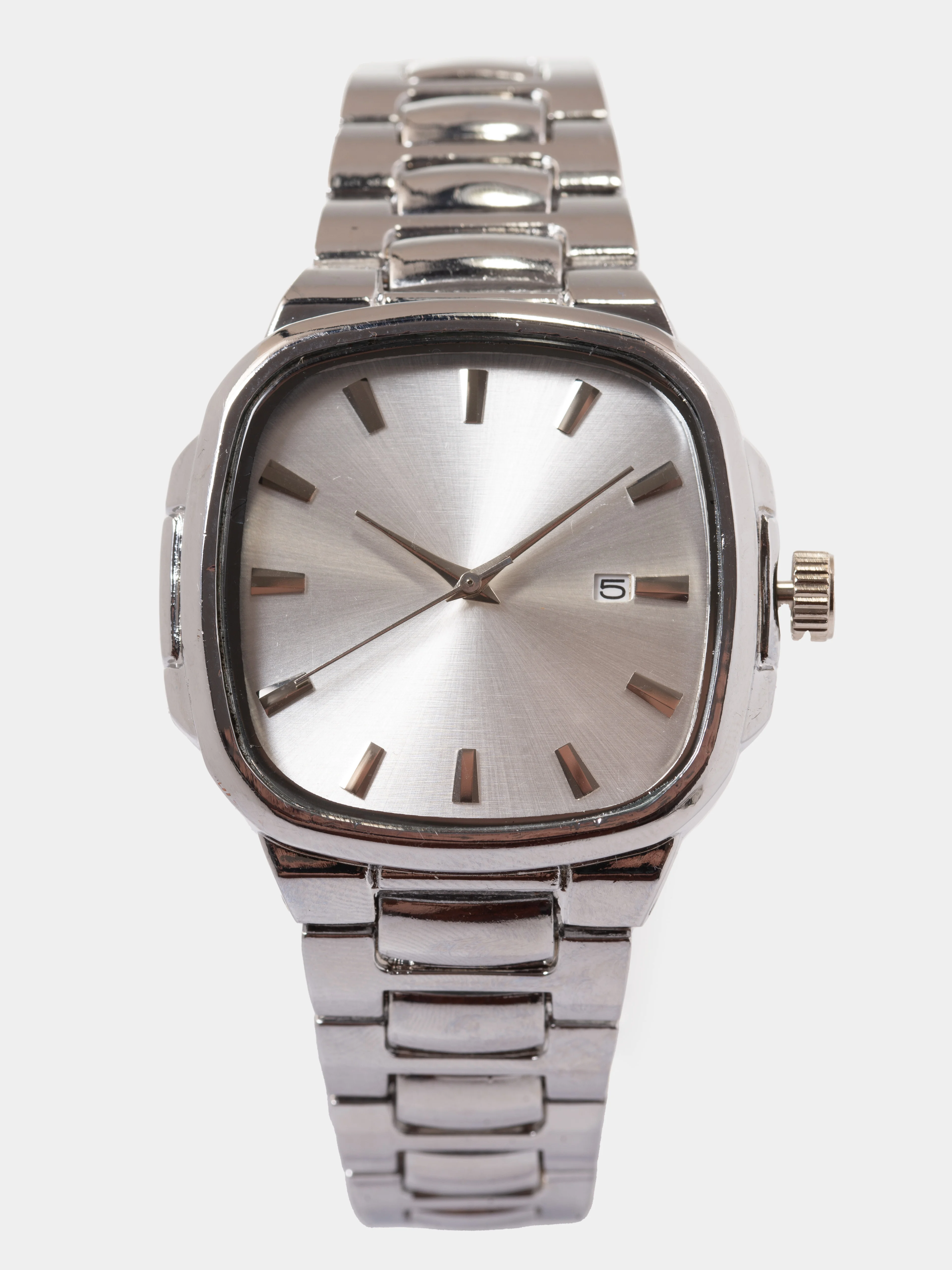 Серебряный часы унисекс без логотипа в стиле Casio Vintage касио винтаж