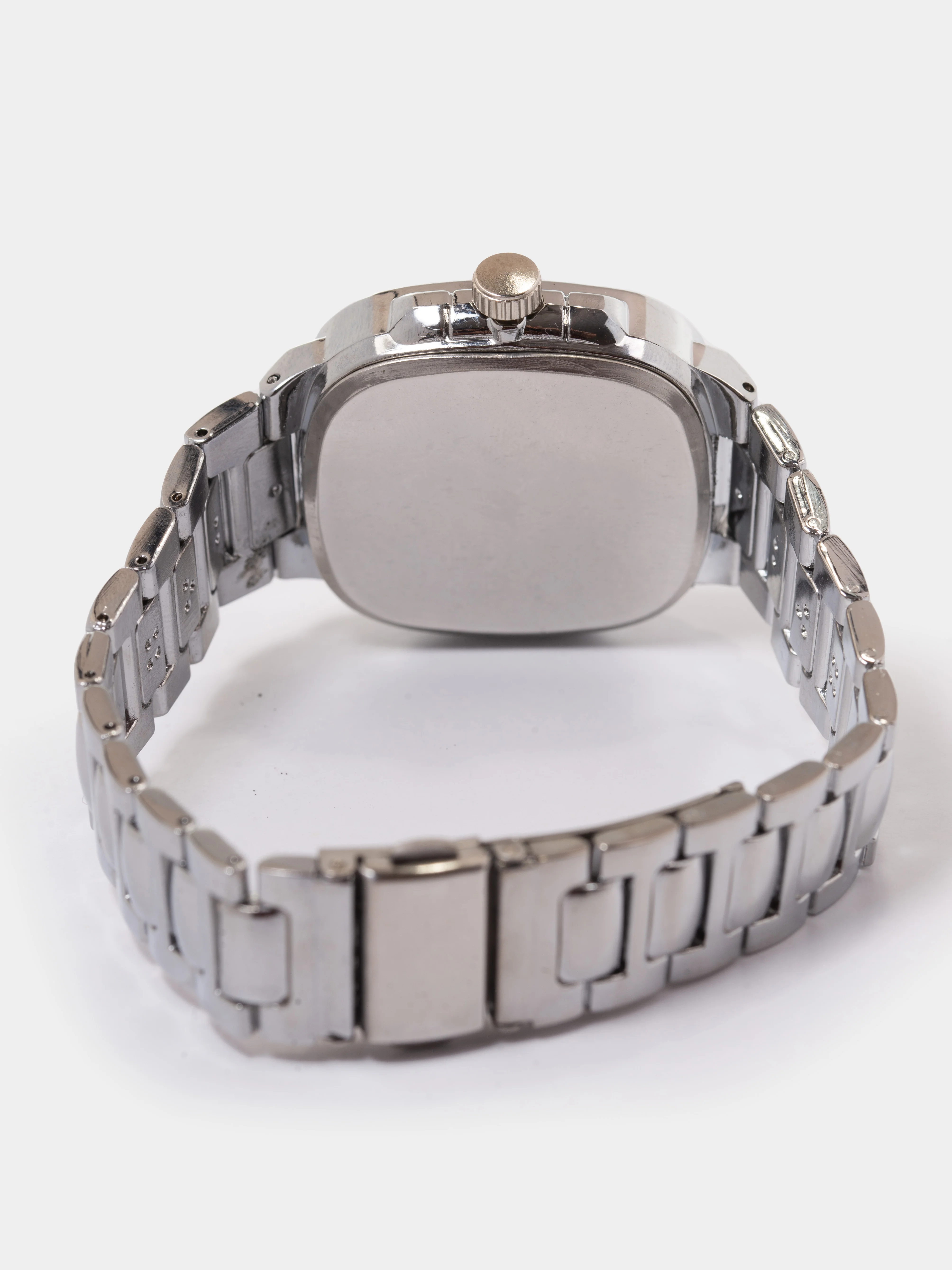 Серебряный часы унисекс без логотипа в стиле Casio Vintage касио винтаж