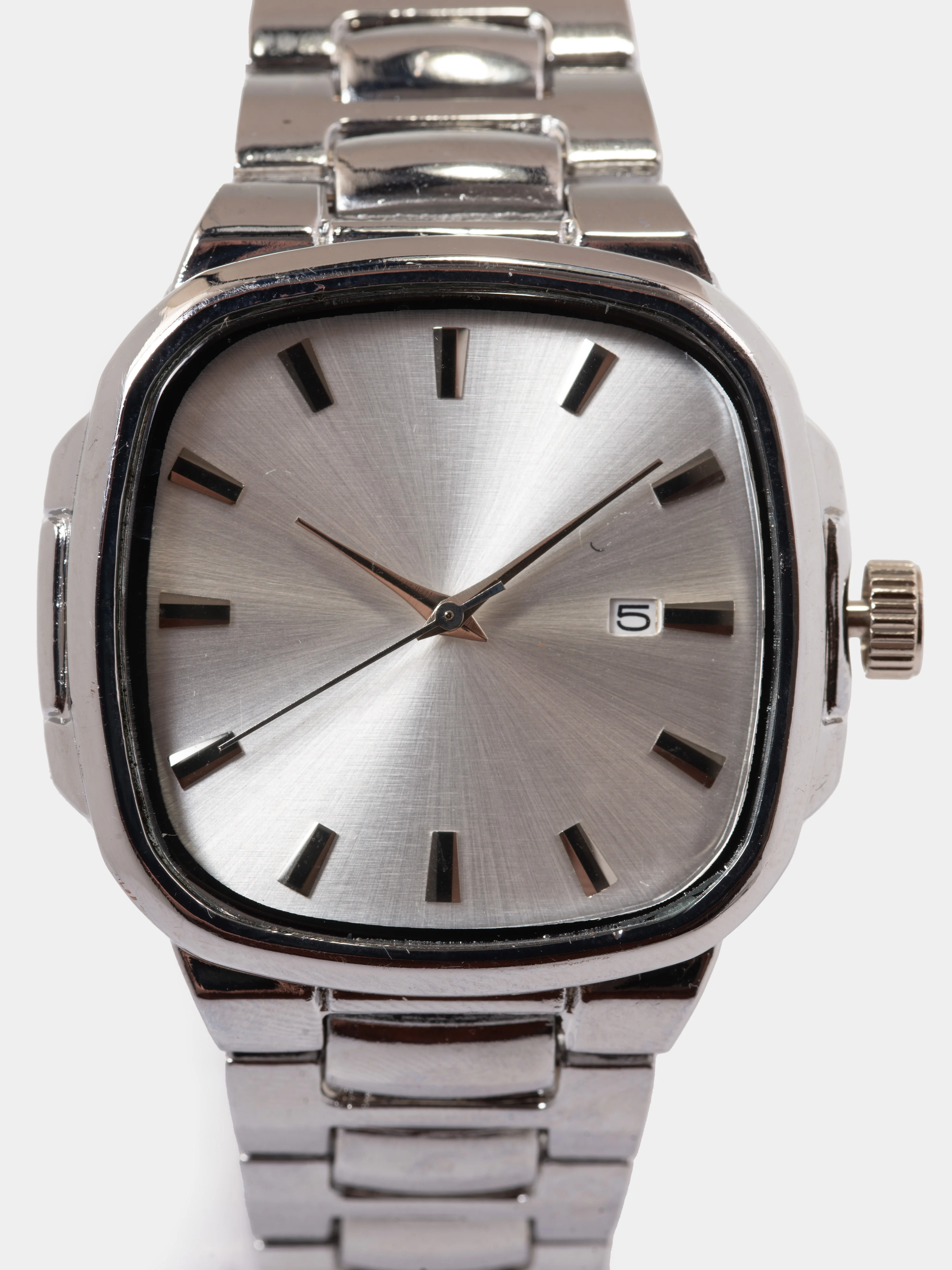 Серебряный часы унисекс без логотипа в стиле Casio Vintage касио винтаж