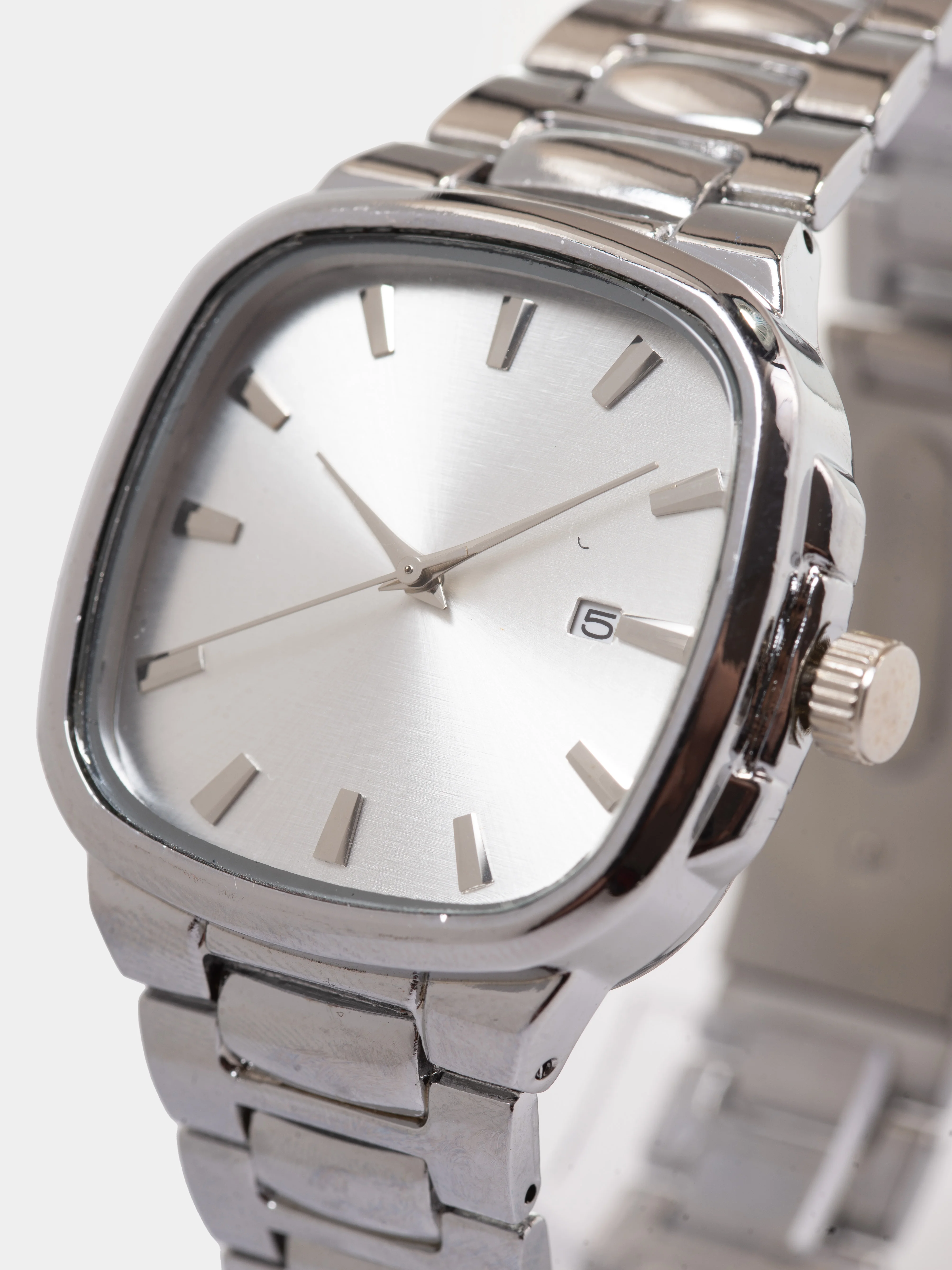 Серебряный часы унисекс без логотипа в стиле Casio Vintage касио винтаж