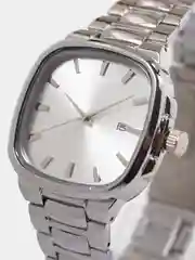 Серебряный часы унисекс без логотипа в стиле Casio Vintage касио винтаж