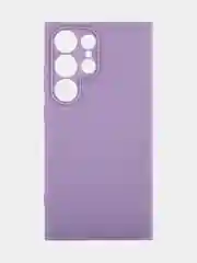 Аметистовый чехол для Samsung Galaxy S24 Ultra S24 Plus S24 A55 A35 5G силиконовый ROSCO, защита камер
