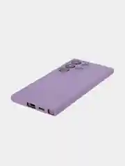 Аметистовый чехол для Samsung Galaxy S24 Ultra S24 Plus S24 A55 A35 5G силиконовый ROSCO, защита камер