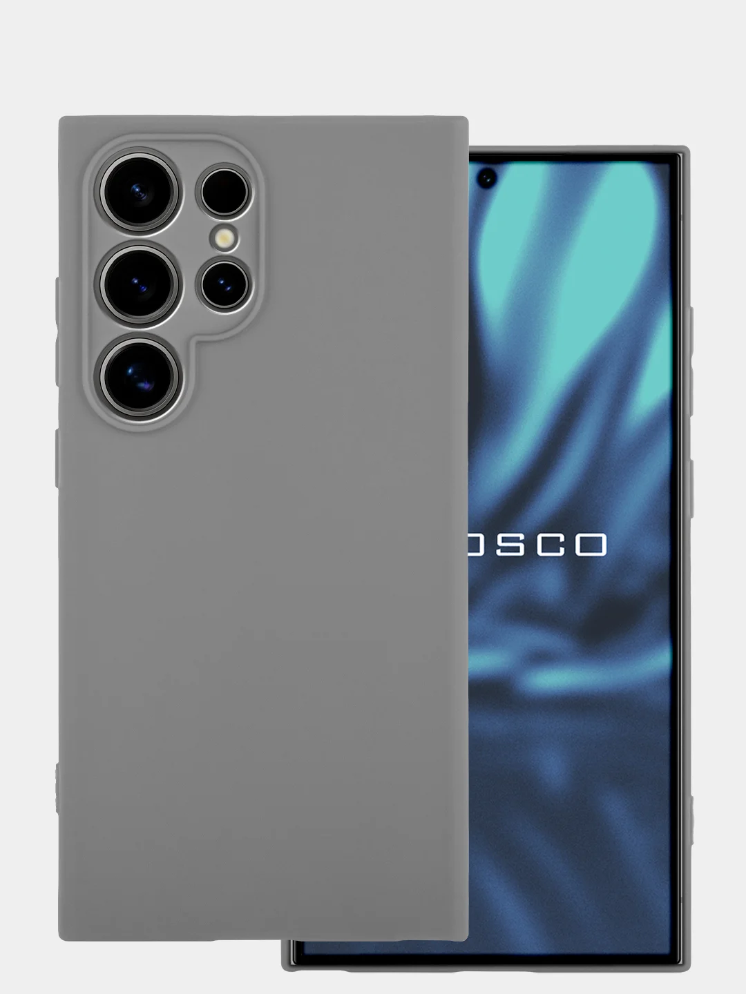 Угольный чехол для Samsung Galaxy S24 Ultra S24 Plus S24 A55 A35 5G силиконовый ROSCO, защита камер