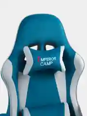 Синий игровое компьютерное кресло Emperor Camp с функцией вибромассажа
