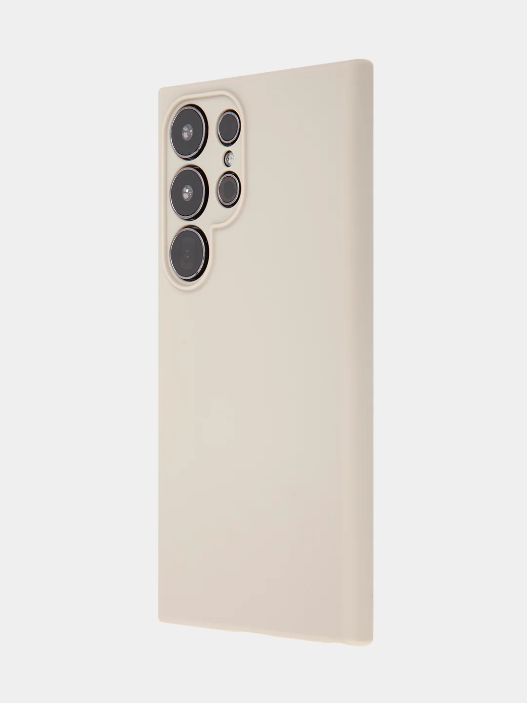Бежевый чехол для Samsung Galaxy S24 Ultra S24 Plus S24 A55 A35 5G силиконовый ROSCO, защита камер