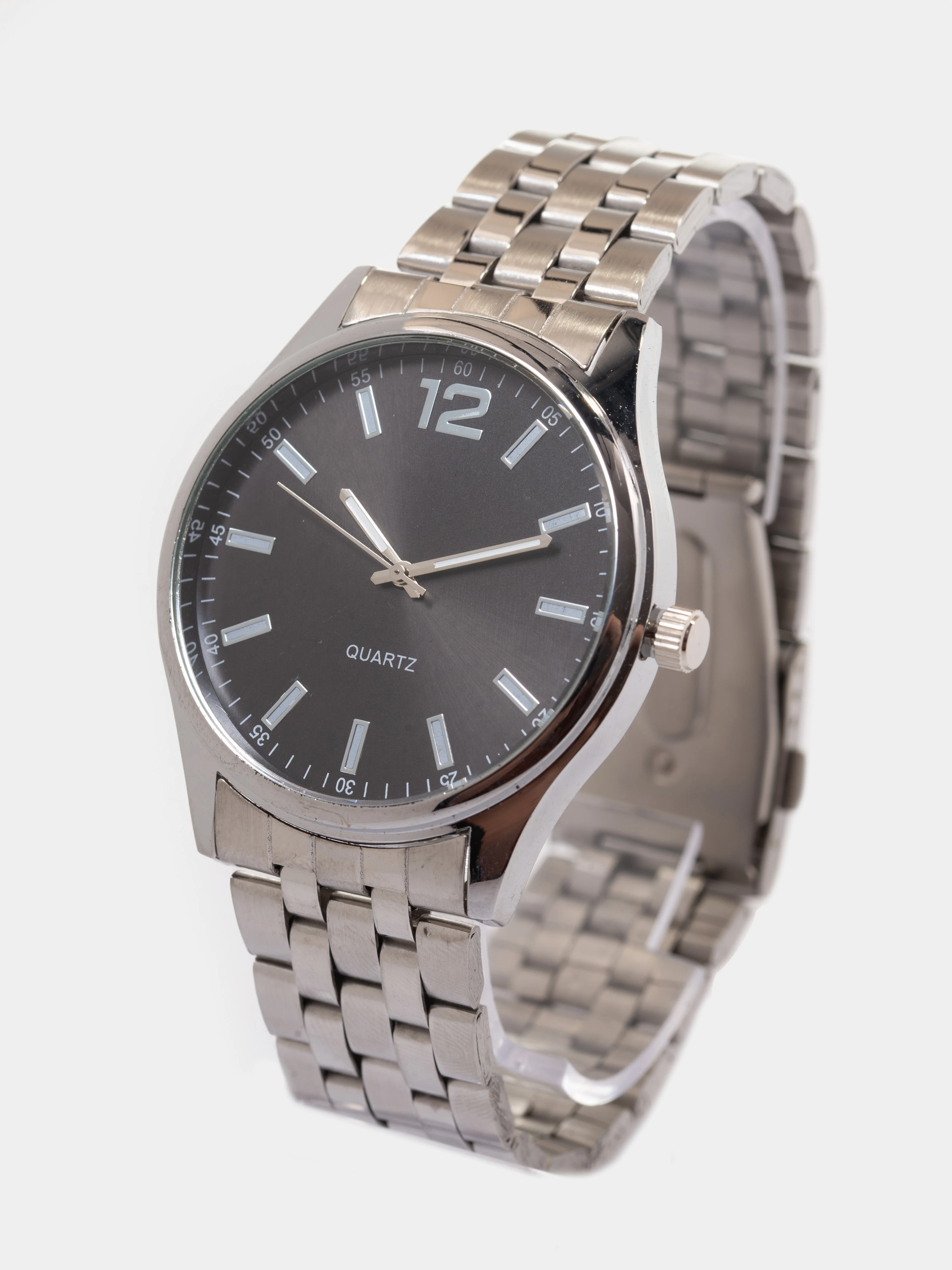 Хром часы унисекс без логотипа в стиле Casio Vintage касио винтаж