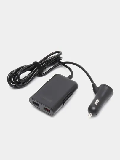 Зарядное устройство для телефона от прикуривателя на 4 USB