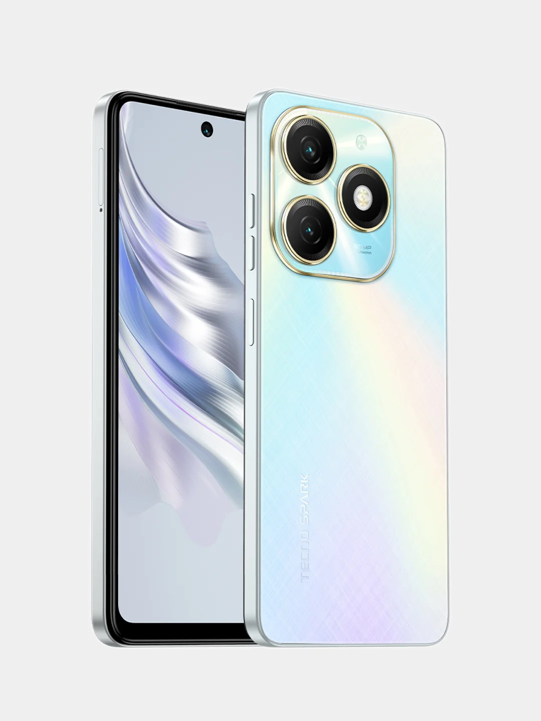 Белый смартфон Tecno SPARK 20 6.56" 5000 мАч NFC 50+0.08 Мп