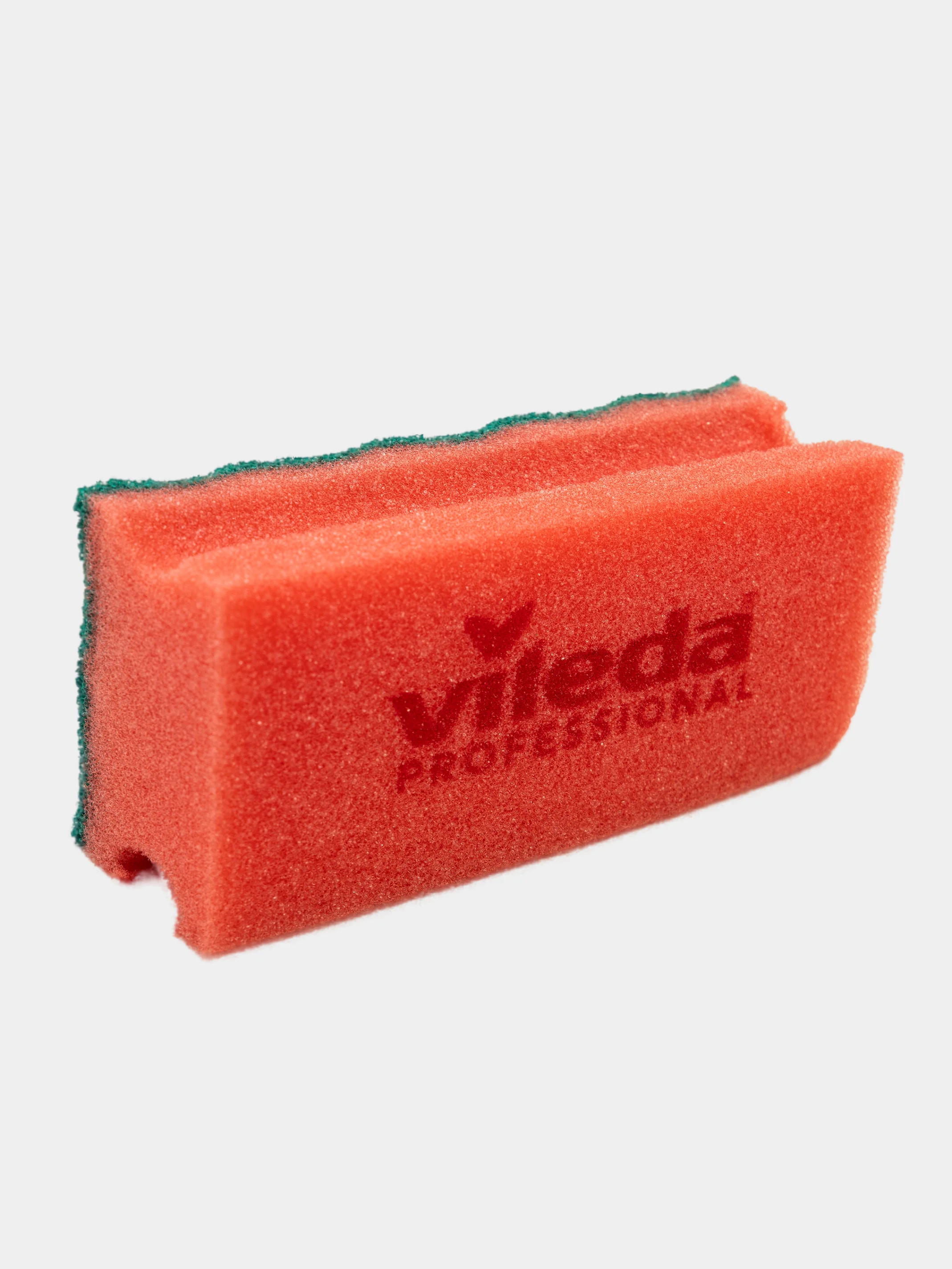 Красный губки для посуды Vileda Professional Пур Актив, абразивный слой, 2 штуки