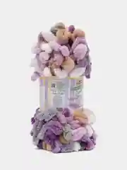 Пурпурный пряжа Alize Puffy Color, петельки большие, 100 г, 9 м