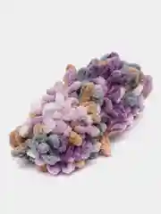 Пурпурный пряжа Alize Puffy Color, петельки большие, 100 г, 9 м