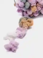 Пурпурный пряжа Alize Puffy Color, петельки большие, 100 г, 9 м