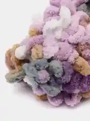 Пурпурный пряжа Alize Puffy Color, петельки большие, 100 г, 9 м