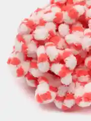 Кораллово-розовый пряжа Alize Puffy Color, петельки большие, 100 г, 9 м
