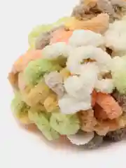 Медный пряжа Alize Puffy Color, петельки большие, 100 г, 9 м