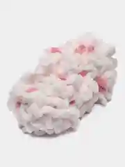 Пастельно-коралловый пряжа Alize Puffy Color, петельки большие, 100 г, 9 м