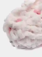 Пастельно-коралловый пряжа Alize Puffy Color, петельки большие, 100 г, 9 м