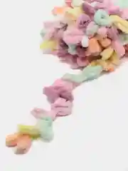 Разноцветный пряжа Alize Puffy Color, петельки большие, 100 г, 9 м