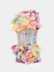 Разноцветный пряжа Alize Puffy Color, петельки большие, 100 г, 9 м