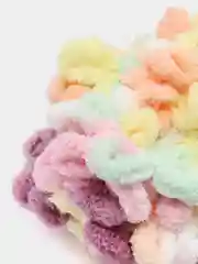 Разноцветный пряжа Alize Puffy Color, петельки большие, 100 г, 9 м