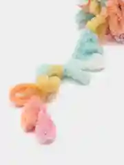 Рыжий пряжа Alize Puffy Color, петельки большие, 100 г, 9 м