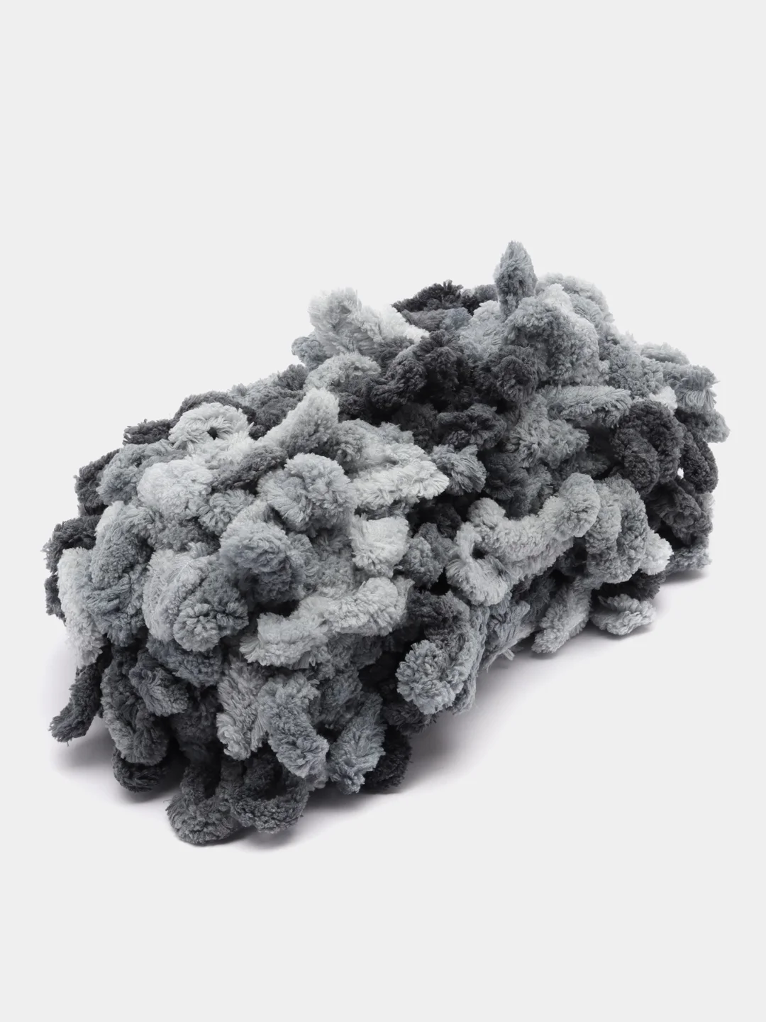 Угольный пряжа Alize Puffy Color, петельки большие, 100 г, 9 м