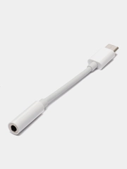 Переходник для Android USB Type-C, аудио-разъём jack 3.5 mm, кабель для наушников AUX